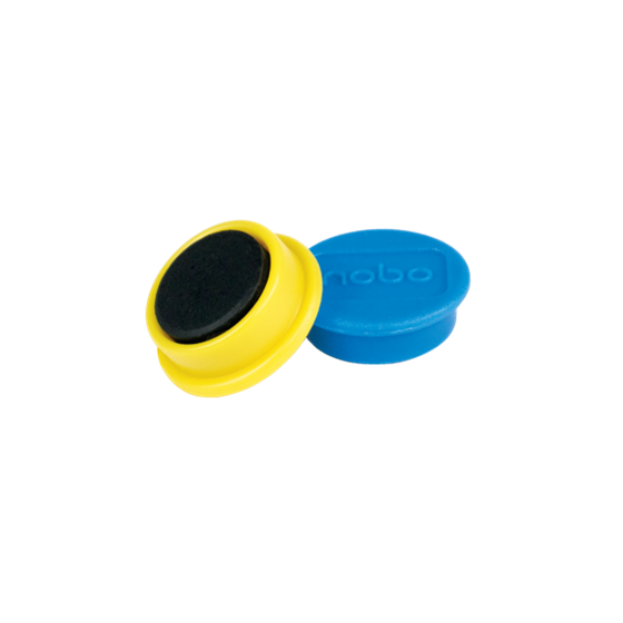 Imanes Magnéticos Para Pizarra Nobo, Paquete De 10 Imanes De Colores De 13 Mm Surtidos