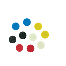 Imanes Magnéticos Para Pizarra Nobo, Paquete De 10 Imanes De Colores De 13 Mm Surtidos