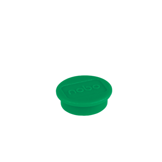 Imanes Magnéticos Para Pizarra Nobo, Paquete De 10 Imanes De Colores De 13 Mm Verde