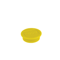 Imanes Magnéticos Para Pizarra Nobo, Paquete De 10 Imanes De Colores De 24 Mm Amarillo