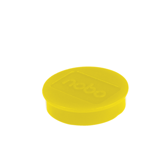 Imanes Magnéticos Para Pizarra Nobo, Paquete De 10 Imanes De Colores De 32Mm Amarillo