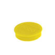 Imanes Magnéticos Para Pizarra Nobo, Paquete De 10 Imanes De Colores De 32Mm Amarillo