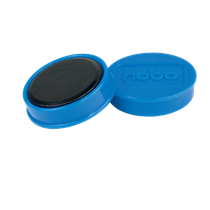 Imanes Magnéticos Para Pizarra Nobo, Paquete De 10 Imanes De Colores De 32Mm Azul