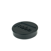 Imanes Magnéticos Para Pizarra Nobo, Paquete De 10 Imanes De Colores De 32Mm Negro