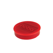 Imanes Magnéticos Para Pizarra Nobo, Paquete De 10 Imanes De Colores De 32Mm Rojo