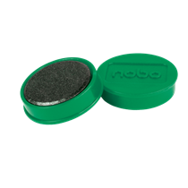 Imanes Magnéticos Para Pizarra Nobo, Paquete De 10 Imanes De Colores De 32Mm Verde
