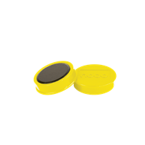 Imanes Magnéticos Para Pizarra Nobo, Paquete De 10 Imanes De Colores De 38Mm Amarillo