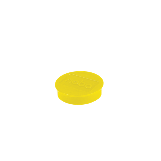 Imanes Magnéticos Para Pizarra Nobo, Paquete De 10 Imanes De Colores De 38Mm Amarillo