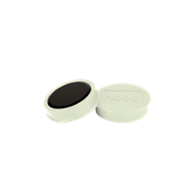 Imanes Magnéticos Para Pizarra Nobo, Paquete De 10 Imanes De Colores De 38Mm Blanco