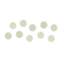 Imanes Magnéticos Para Pizarra Nobo, Paquete De 10 Imanes De Colores De 38Mm Blanco