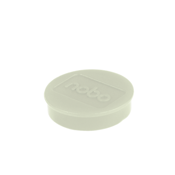 Imanes Magnéticos Para Pizarra Nobo, Paquete De 10 Imanes De Colores De 38Mm Blanco