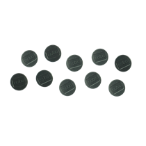 Imanes Magnéticos Para Pizarra Nobo, Paquete De 10 Imanes De Colores De 38Mm Negro