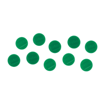 Imanes Magnéticos Para Pizarra Nobo, Paquete De 10 Imanes De Colores De 38Mm Verde