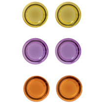 Imanes Magnéticos Para Pizarra Nobo, Paquete De 6 Imanes De Colores De 30Mm Surtidos