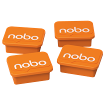Imanes Nobo Color Naranja De 18 × 22 Mm Naranja