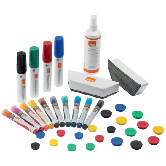 Kit De Accesorios Para Pizarra Del Sistema De Colaboración Móvil Move & Meet De Nobo