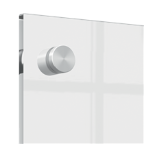 Mini Pizarra Blanca Acrílica Transparente Nobo De Pared 300X300 Mm Transparente