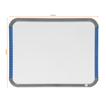 Mini Pizarra Blanca Magnética Nobo Con Marco Slim 220X280 Mm Blanco