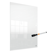 Mini Pizarra De Acrílico Transparente Nobo De Escritorio O De Pared De 600X450 Mm Transparente