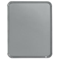 Mini Pizarra Magnética Nobo Con Marco Plateado Slim 360X280 Mm Plata
