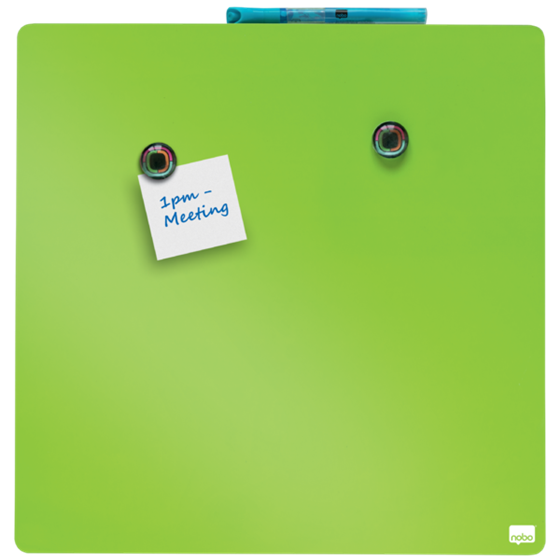 Mini Pizarra Magnética Tile Nobo 360Mmx360Mm Azul