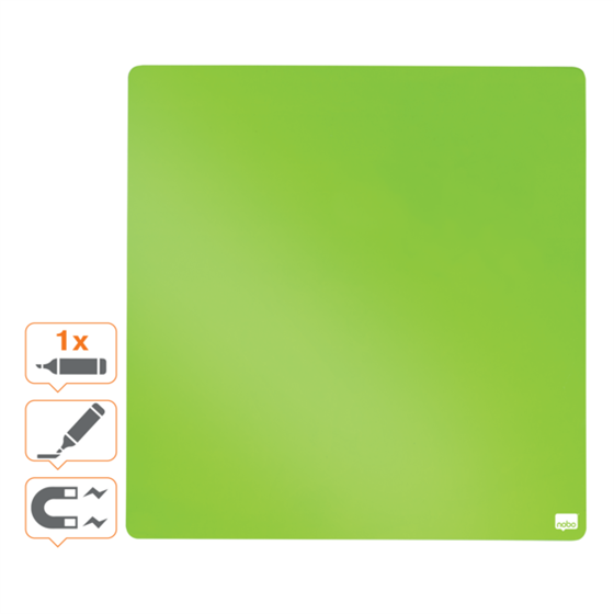 Mini Pizarra Magnética Tile Nobo 360Mmx360Mm Blanco