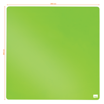 Mini Pizarra Magnética Tile Nobo 360Mmx360Mm Naranja