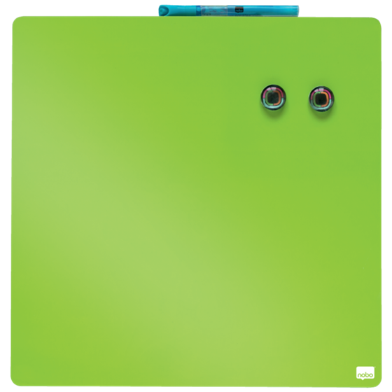 Mini Pizarra Magnética Tile Nobo 360Mmx360Mm Rosa