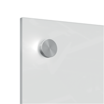 Panel De Pizarra Blanca De Cristal Pequeño Nobo 300X600 Mm Blanco