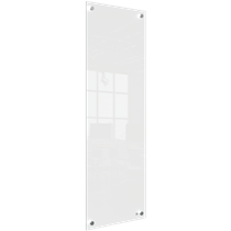 Panel De Pizarra Blanca De Cristal Pequeño Nobo 300X900 Mm Blanco