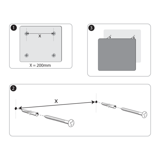 Pizarra Blanca De Cristal Magnético Pequeña Nobo 300X300 Mm Blanco Brillante