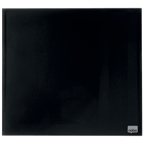 Pizarra Blanca De Cristal Magnético Pequeña Nobo 450X450 Mm Negro