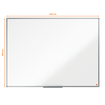 Pizarra Blanca De Melamina Nobo Essence 1200X900Mm Blanco