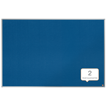 Pizarra Blanca De Melamina Nobo Essence 1500X1000Mm Azul