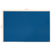 Pizarra Blanca De Melamina Nobo Essence 1500X1000Mm Azul