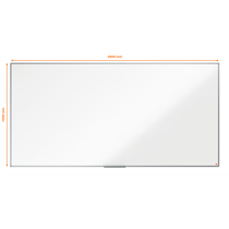 Pizarra Blanca De Melamina Nobo Essence 2400X1200Mm Blanco