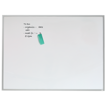 Pizarra Blanca Magnética Pequeña Nobo Con Marco De Aluminio De 585X430 Mm Blanco
