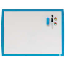 Pizarra Blanca Magnética Pequeña Nobo De 585X430 Mm Azul