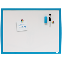Pizarra Blanca Magnética Pequeña Nobo De 585X430 Mm Azul