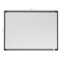 Pizarra Blanca Magnética Pequeña Nobo De 585X430 Mm Blanco