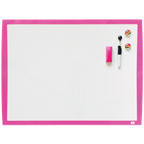 Pizarra Blanca Magnética Pequeña Nobo De 585X430 Mm Fucsia