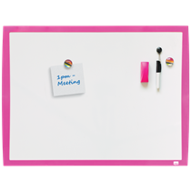 Pizarra Blanca Magnética Pequeña Nobo De 585X430 Mm Fucsia