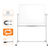 Pizarra Blanca Móvil De Esmalte Classic De Nobo, 1200 × 900 Mm Blanco