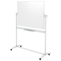 Pizarra Blanca Móvil De Esmalte Classic De Nobo, 1200 × 900 Mm Blanco