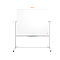 Pizarra Blanca Móvil De Esmalte Classic De Nobo, 1500 × 1200 Mm Blanco