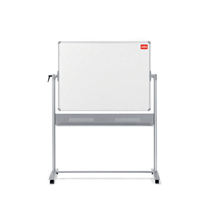 Pizarra Blanca Móvil De Melamina Basic Nobo, 1200 × 900 Mm Blanco