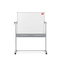 Pizarra Blanca Móvil De Melamina Basic Nobo, 1500 × 1200 Mm Blanco