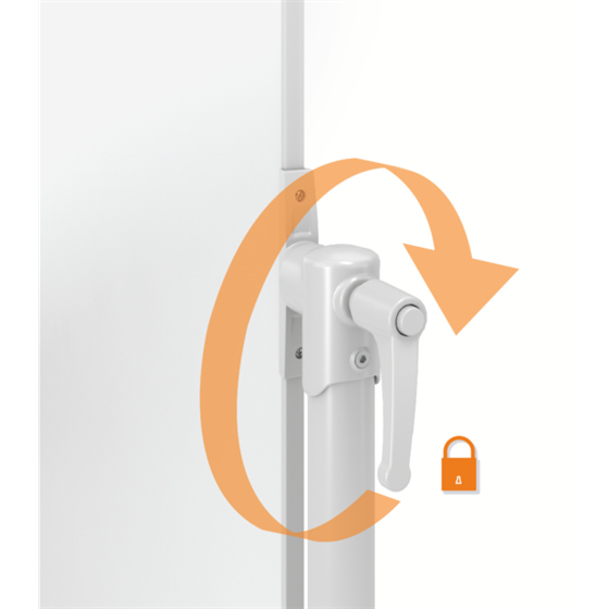 Pizarra Blanca Móvil Nano Clean™ Classic De Nobo, 1500 × 1200 Mm Blanco
