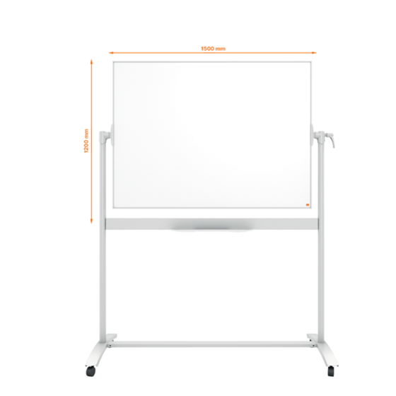 Pizarra Blanca Móvil Nano Clean™ Classic De Nobo, 1500 × 1200 Mm Blanco