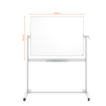 Pizarra Blanca Móvil Nano Clean™ Classic De Nobo, 1500 × 1200 Mm Blanco
